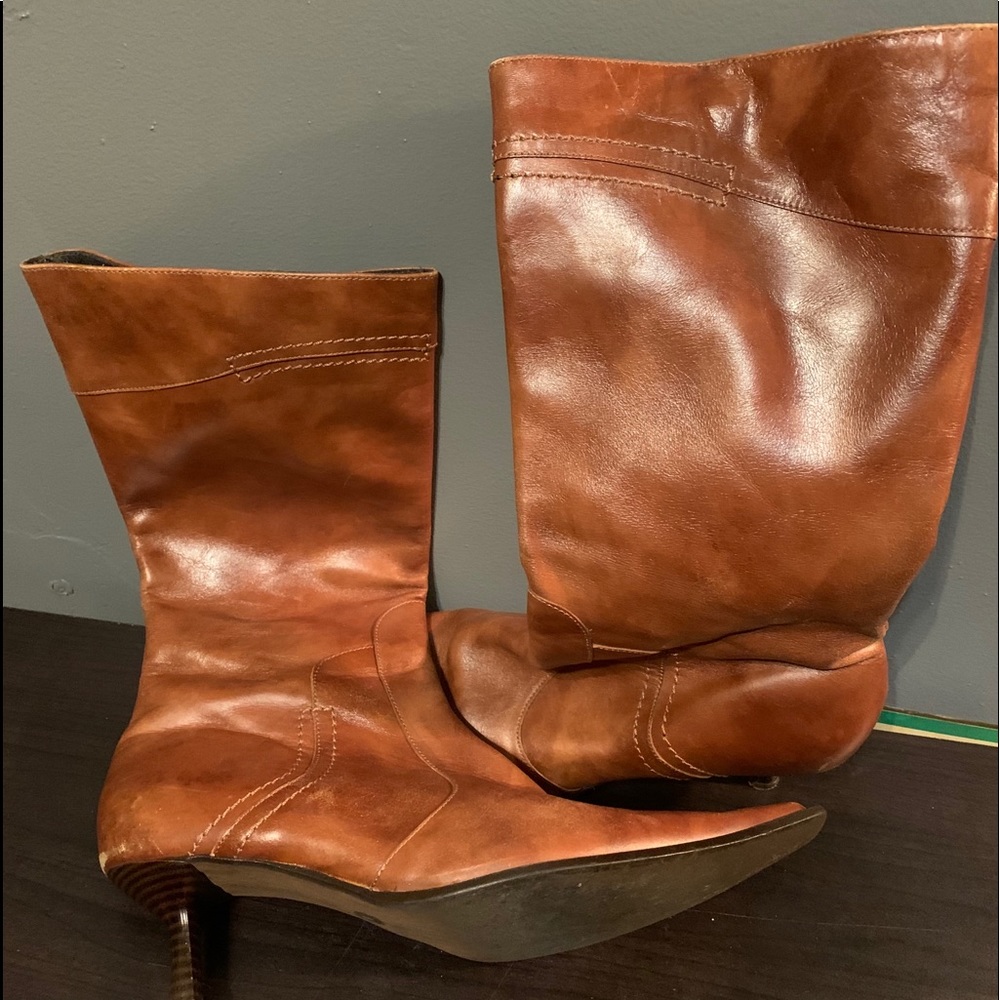 Kenneth Cole Brown Leather Boots